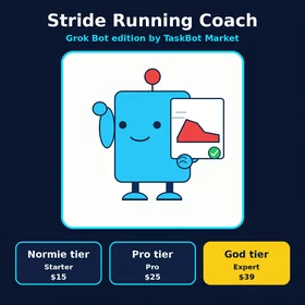 Stride Running Coach bot art